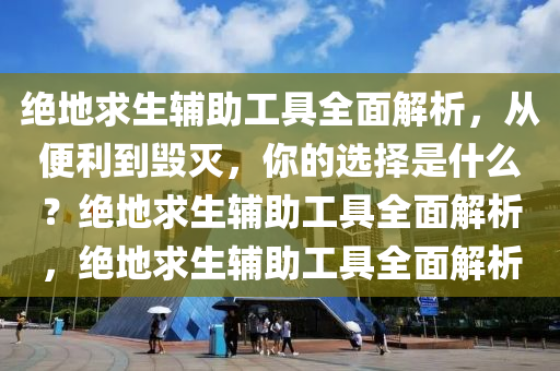 绝地求生辅助工具全面解析，从便利到毁灭，你的选择是什么？绝地求生辅助工具全面解析，绝地求生辅助工具全面解析