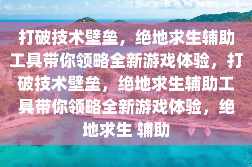 打破技术壁垒，绝地求生辅助工具带你领略全新游戏体验，打破技术壁垒，绝地求生辅助工具带你领略全新游戏体验，绝地求生 辅助