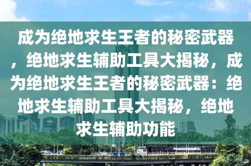 成为绝地求生王者的秘密武器，绝地求生辅助工具大揭秘，成为绝地求生王者的秘密武器：绝地求生辅助工具大揭秘，绝地求生辅助功能