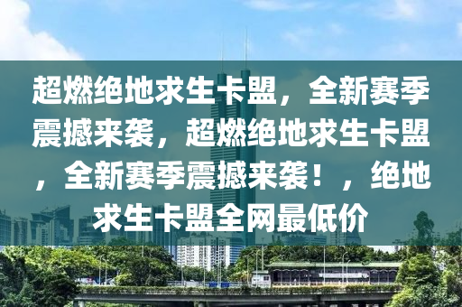 超燃绝地求生卡盟，全新赛季震撼来袭，超燃绝地求生卡盟，全新赛季震撼来袭！，绝地求生卡盟全网最低价