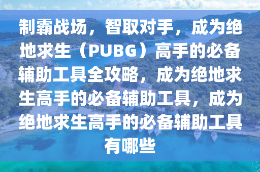 制霸战场，智取对手，成为绝地求生（PUBG）高手的必备辅助工具全攻略，成为绝地求生高手的必备辅助工具，成为绝地求生高手的必备辅助工具有哪些