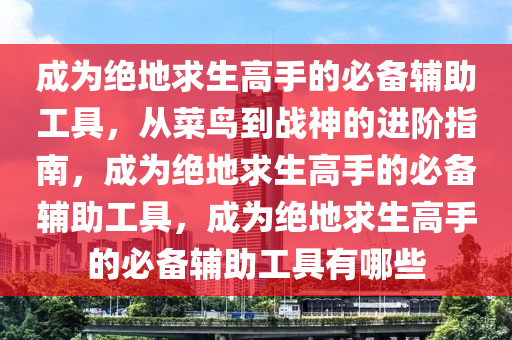 成为绝地求生高手的必备辅助工具，从菜鸟到战神的进阶指南，成为绝地求生高手的必备辅助工具，成为绝地求生高手的必备辅助工具有哪些