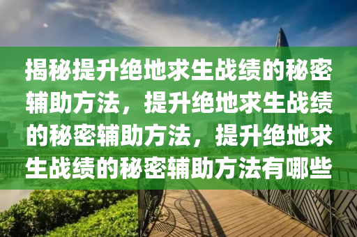 揭秘提升绝地求生战绩的秘密辅助方法，提升绝地求生战绩的秘密辅助方法，提升绝地求生战绩的秘密辅助方法有哪些