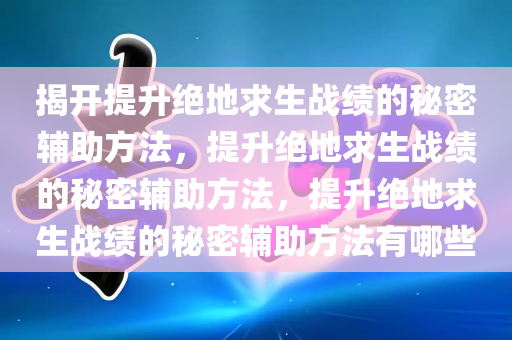 揭开提升绝地求生战绩的秘密辅助方法，提升绝地求生战绩的秘密辅助方法，提升绝地求生战绩的秘密辅助方法有哪些