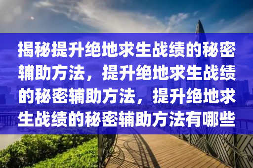 揭秘提升绝地求生战绩的秘密辅助方法，提升绝地求生战绩的秘密辅助方法，提升绝地求生战绩的秘密辅助方法有哪些